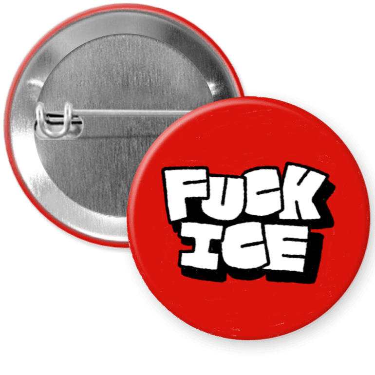 Bailey Winden F*ck Ice Pinback Button - Proud Axolotl
